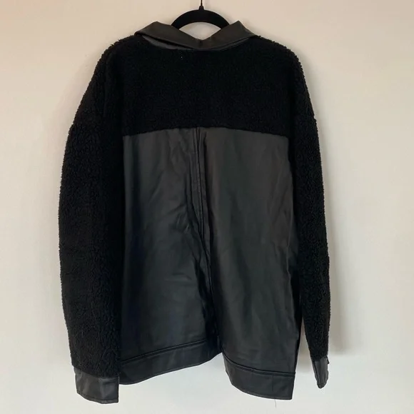 12th Tribe Black Leather Jacket - Picture 4 of 13